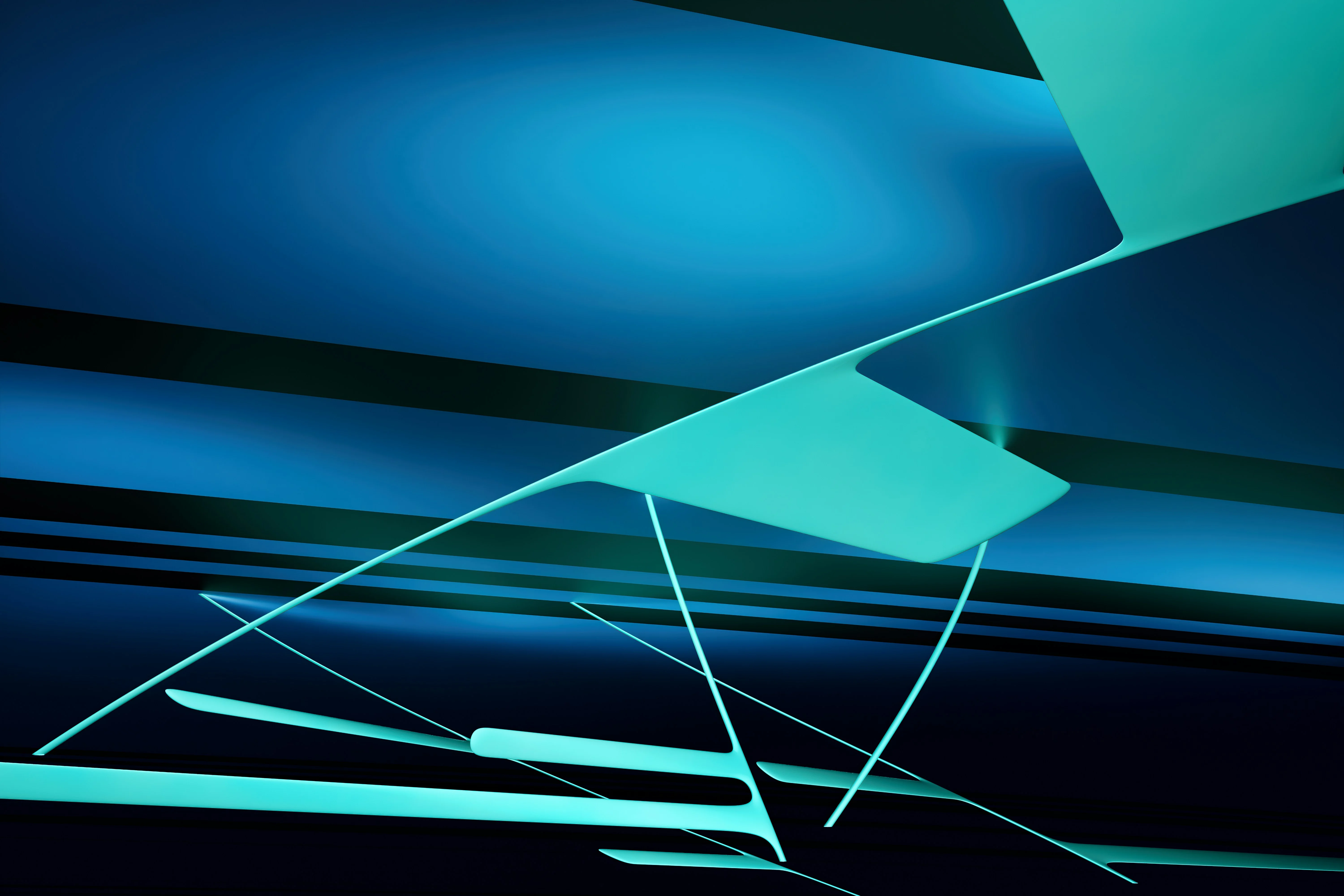 Abstract geometric pattern representing AI innovation and technology insights - decorative background for Resultsense insights section