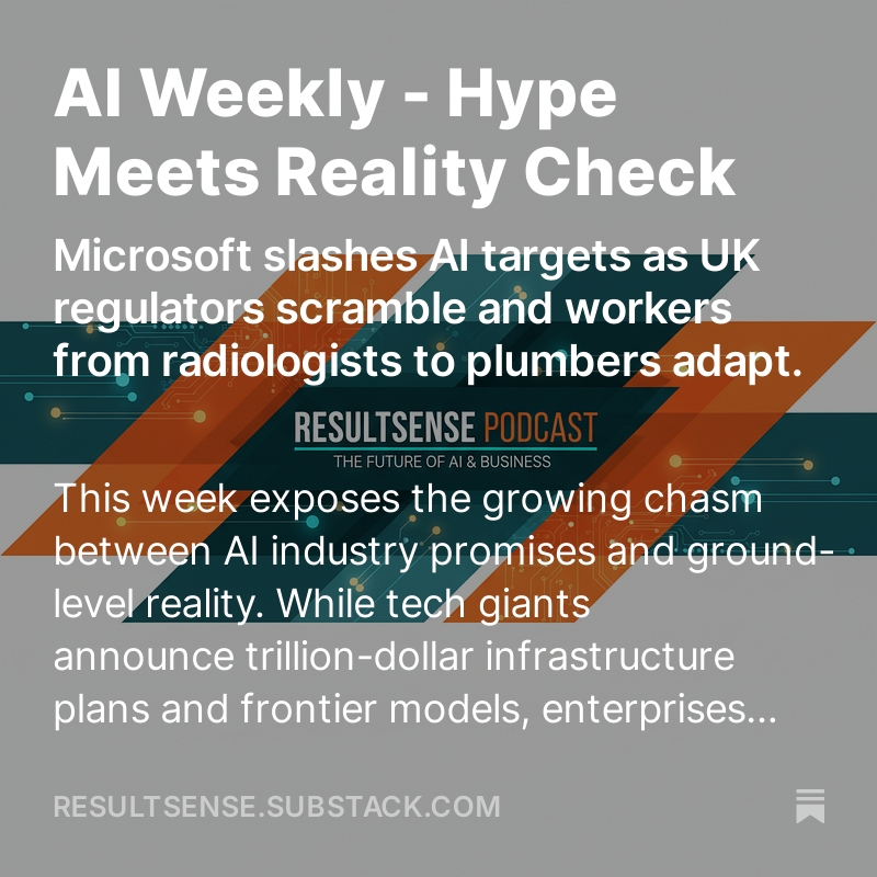 Artwork for AI Weekly - Hype Meets Reality Check